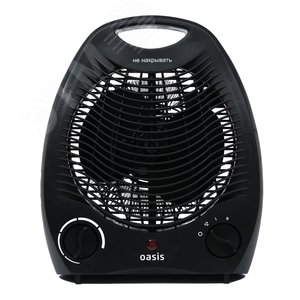 Тепловентилятор электрический на 2 кВт SX-20R,    цвет черный