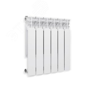 Радиатор биметаллический секционный 500/80/12 боковое подключение