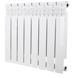 Радиатор биметаллический секционный 500/80/4 боковое подключение