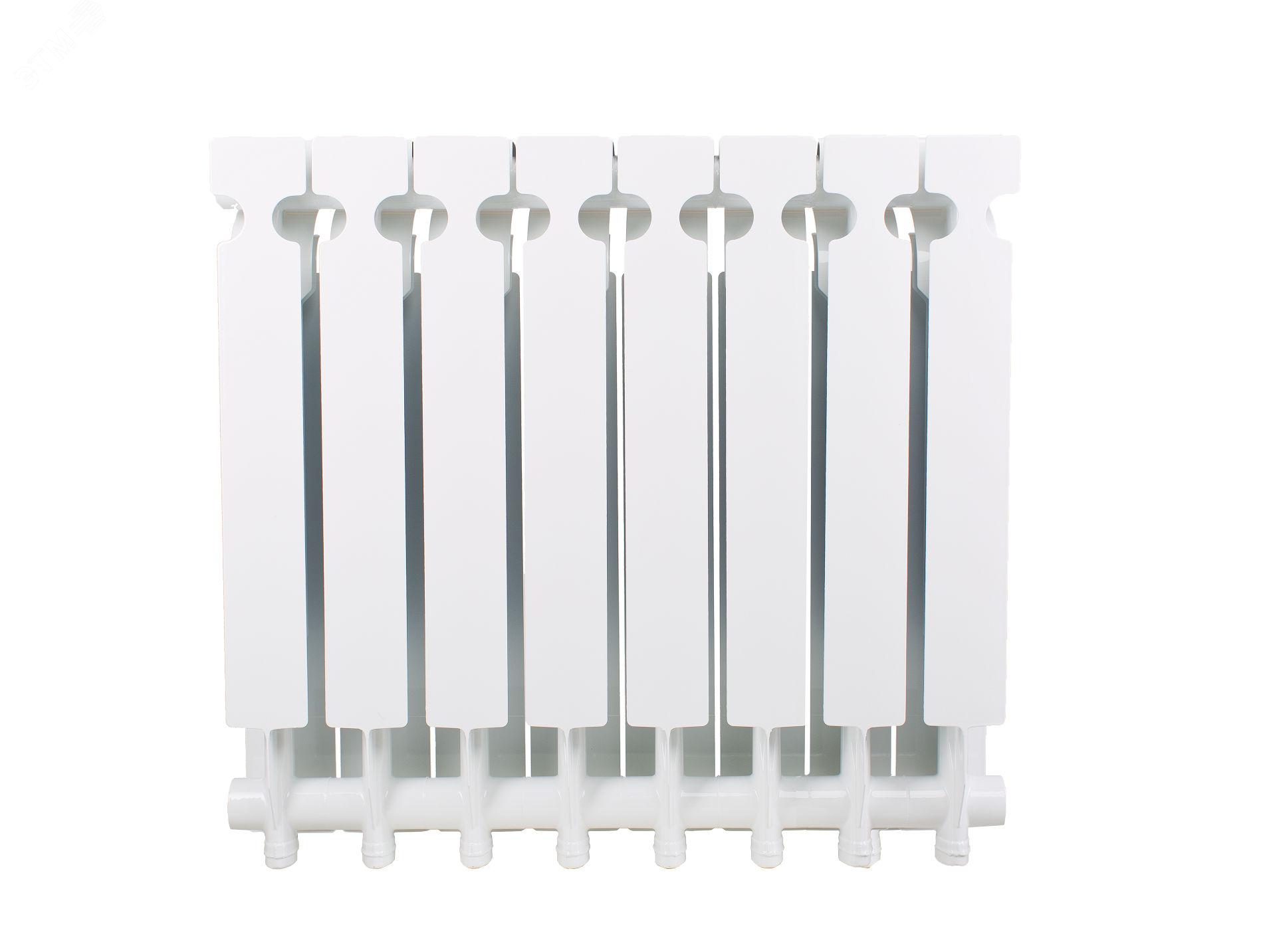 Радиатор алюминиевый секционный 500/90/4 боковое подключение