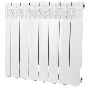 Радиатор алюминиевый секционный 500/80/4 боковое подключение