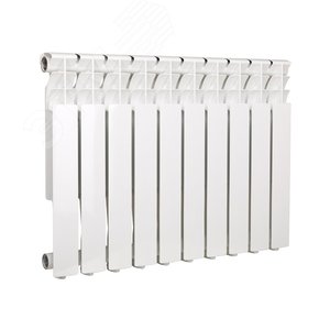 Радиатор алюминиевый секционный 500/80/4 боковое подключение