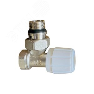 Вентиль регулировочный для радиатора угловой верхний 3/4' UV