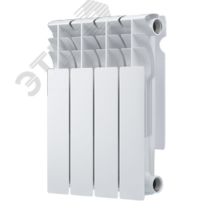 Радиатор биметаллический секционный 350/90/17     боковое подключение