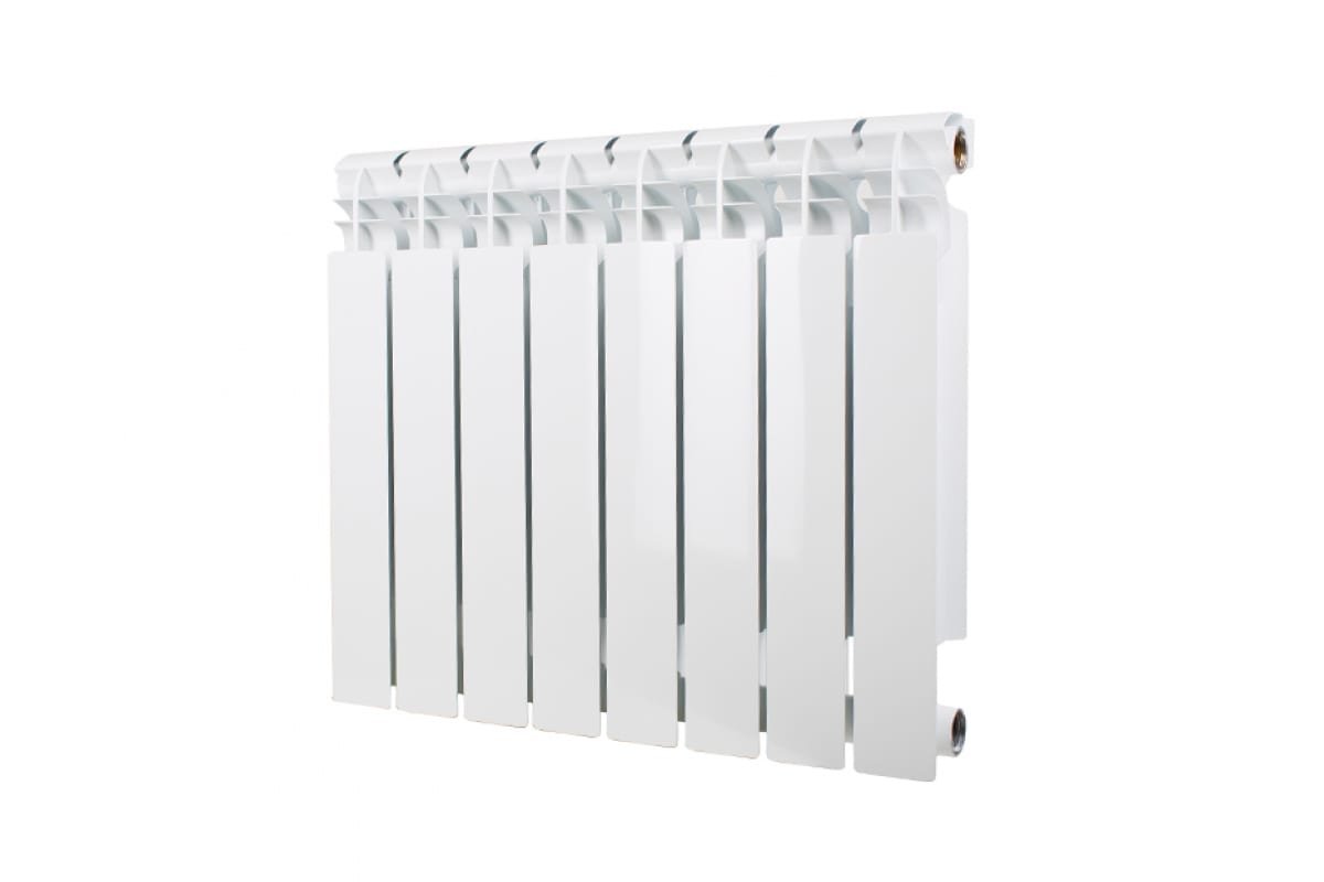 Радиатор биметаллический секционный 500/100/8 боковое подключение