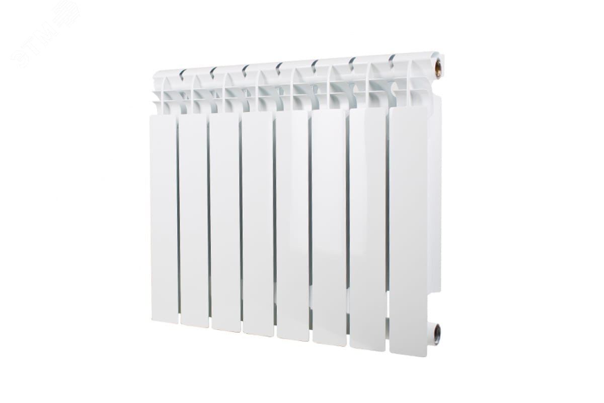 Радиатор биметаллический секционный 500/100/8 боковое подключение