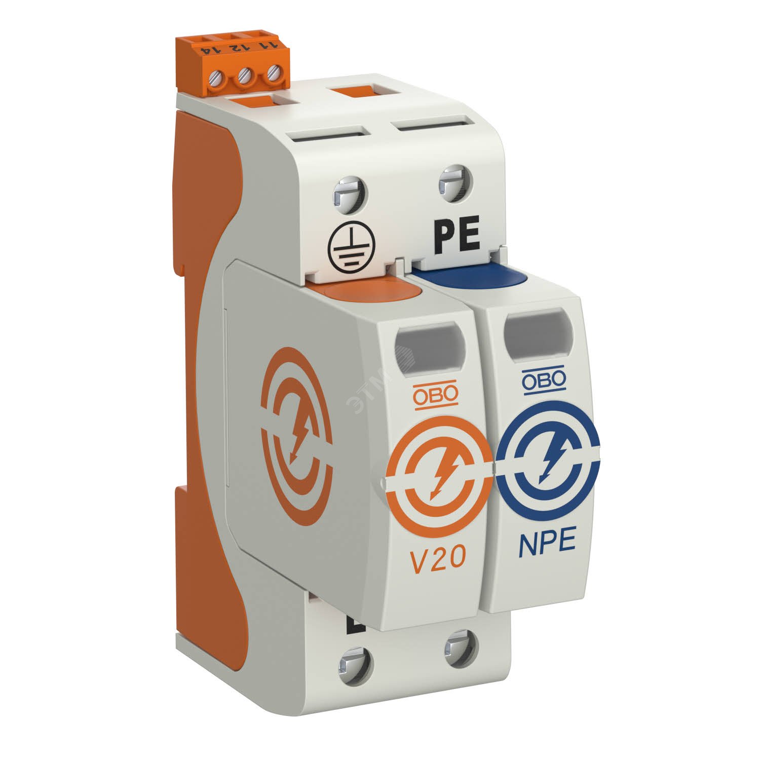 УЗИП для силовых сетей 1+NPE (Класс II), 280 В, с дистанционной сигнализацией