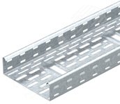 Кабельный листовой лоток перфорированный 60x300x3000 горячий цинк
