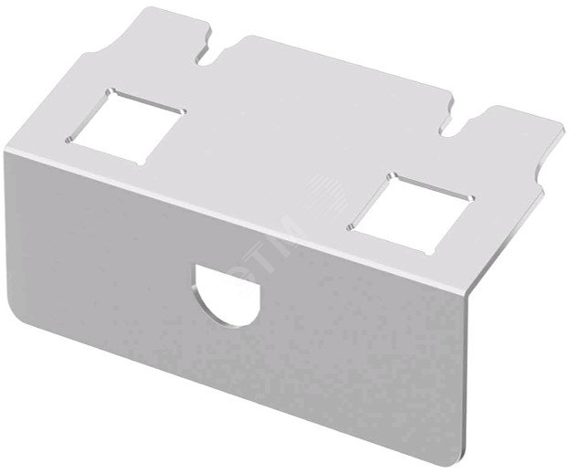 Суппорт для монтажа 2 информационных модулей, тип C, для UDHome2 (сталь нерж).
