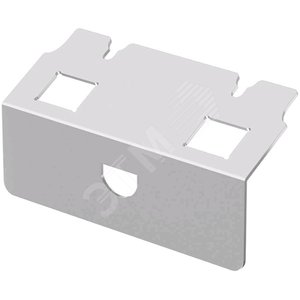 Суппорт для монтажа 2 информационных модулей, тип C, для UDHome2 (сталь нерж).