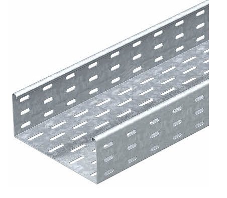 Кабельный листовой лоток перфорированный 85x100x3000. Тип: MKS 810 FT горячий цинк