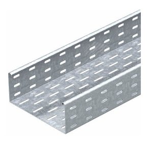 Кабельный листовой лоток перфорированный 85x100x3000. Тип: MKS 810 FT горячий цинк