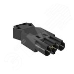 Разъем 3-полюсный Modul45connect, вилка 16 А, 250 B (белый)