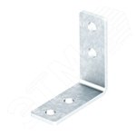 Соединительная пластина 90град., с 4 отверстиями 104x104x40x5 горячий цинк