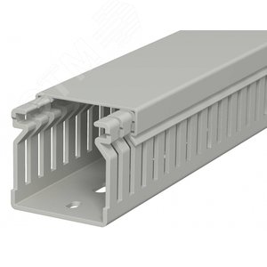 Распределительный кабельный канал LK4 40x40x2000 мм (ПВХ, серый)