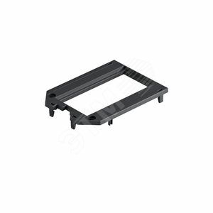 Накладка монтажной коробки UT3/4 для 2xModul45 104x76 мм (полиамид,черный)