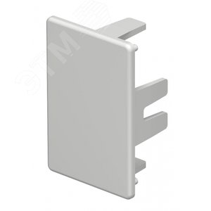 Торцевая заглушка кабельного канала WDKH 30x45 мм (ABS-пластик,светло-серый)