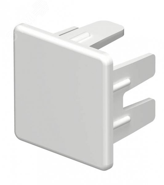 Заглушка кабельного канала торцевая WDK 25x25 мм (ПВХ, белый)