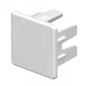 Заглушка кабельного канала торцевая WDK 25x25 мм (ПВХ, белый)