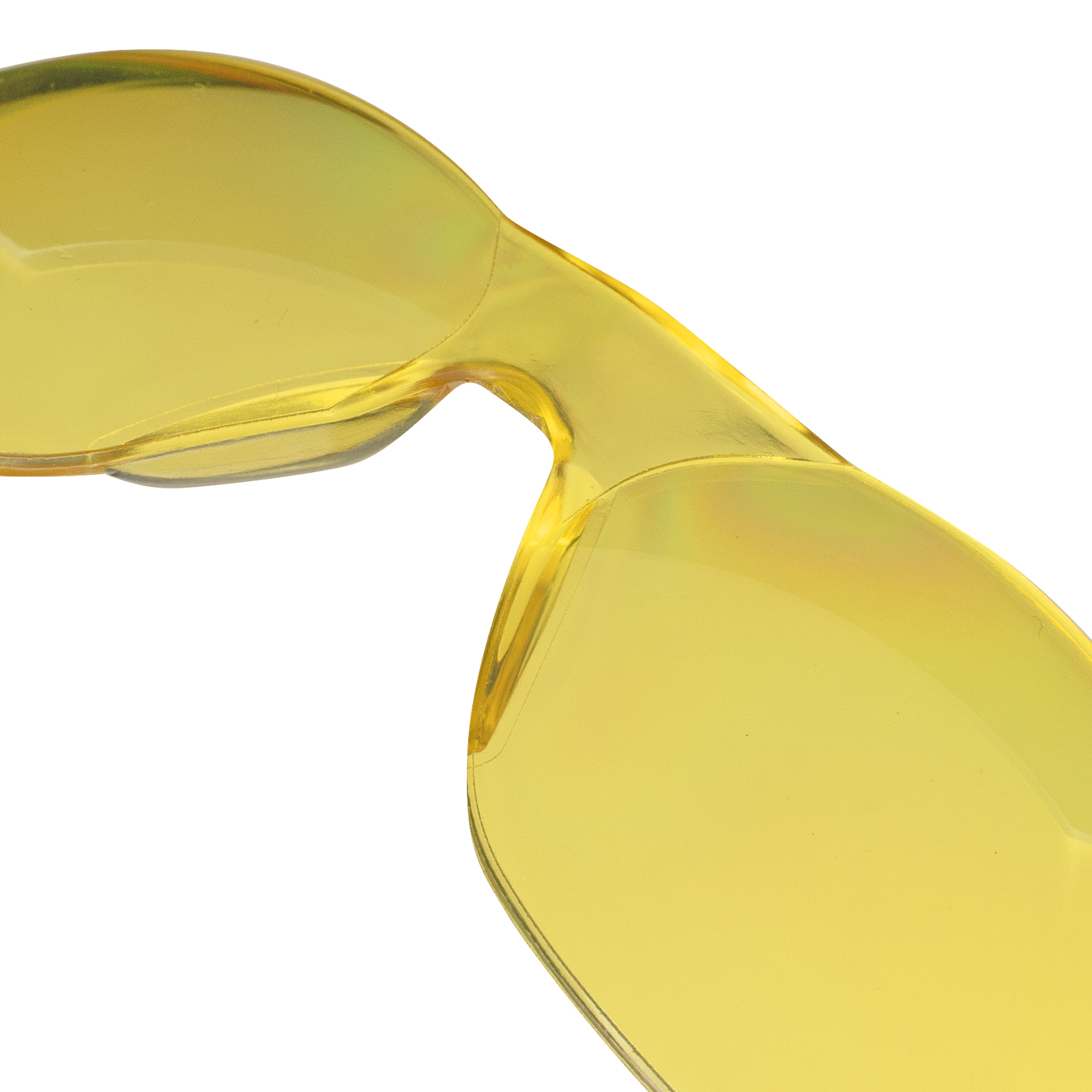 Очки защитные открытые, поликарбонатные, желтые ОЧК202 (0-13022)