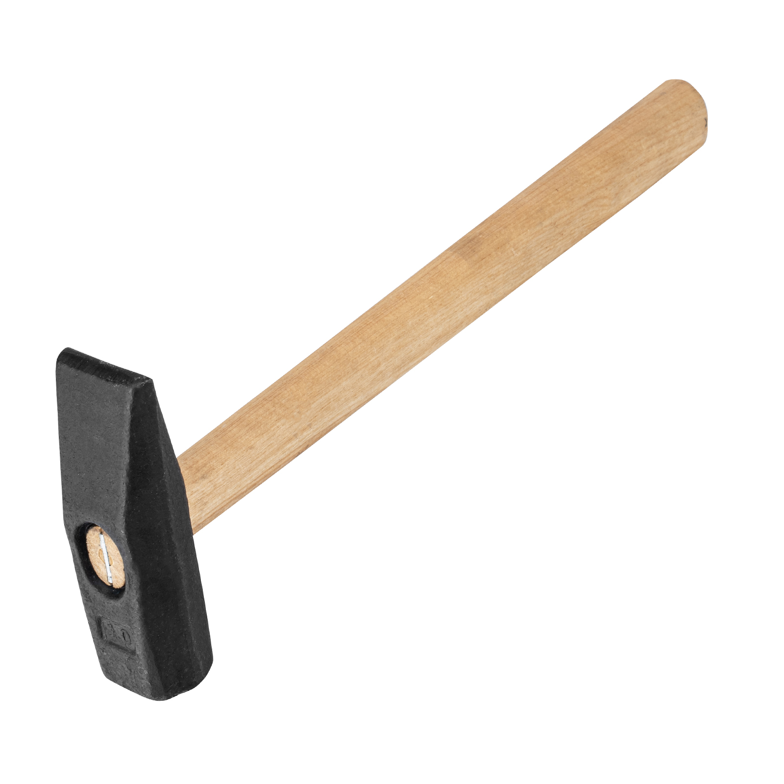 Молоток слесарный, 1000 г, квадратный боек, деревянная рукоятка