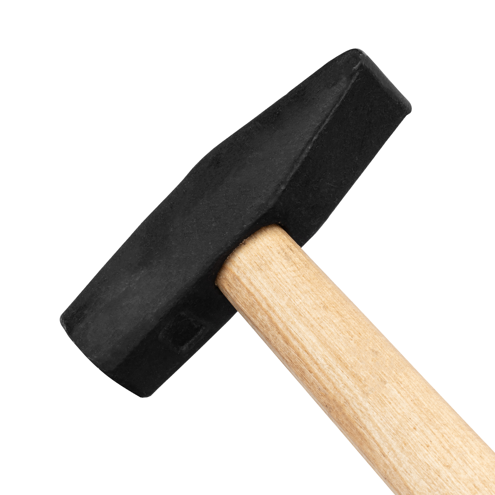 Молоток слесарный, 1000 г, квадратный боек, деревянная рукоятка