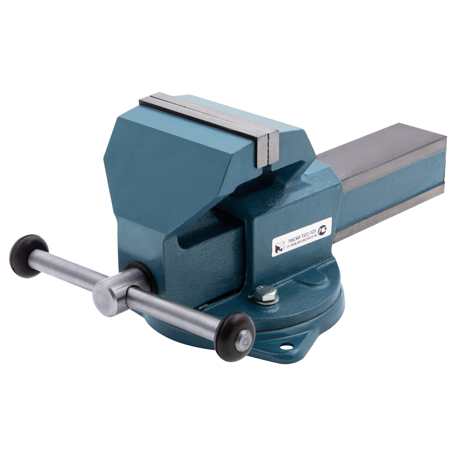 Тиски слесарные, 125 мм, поворотные (Глазов)