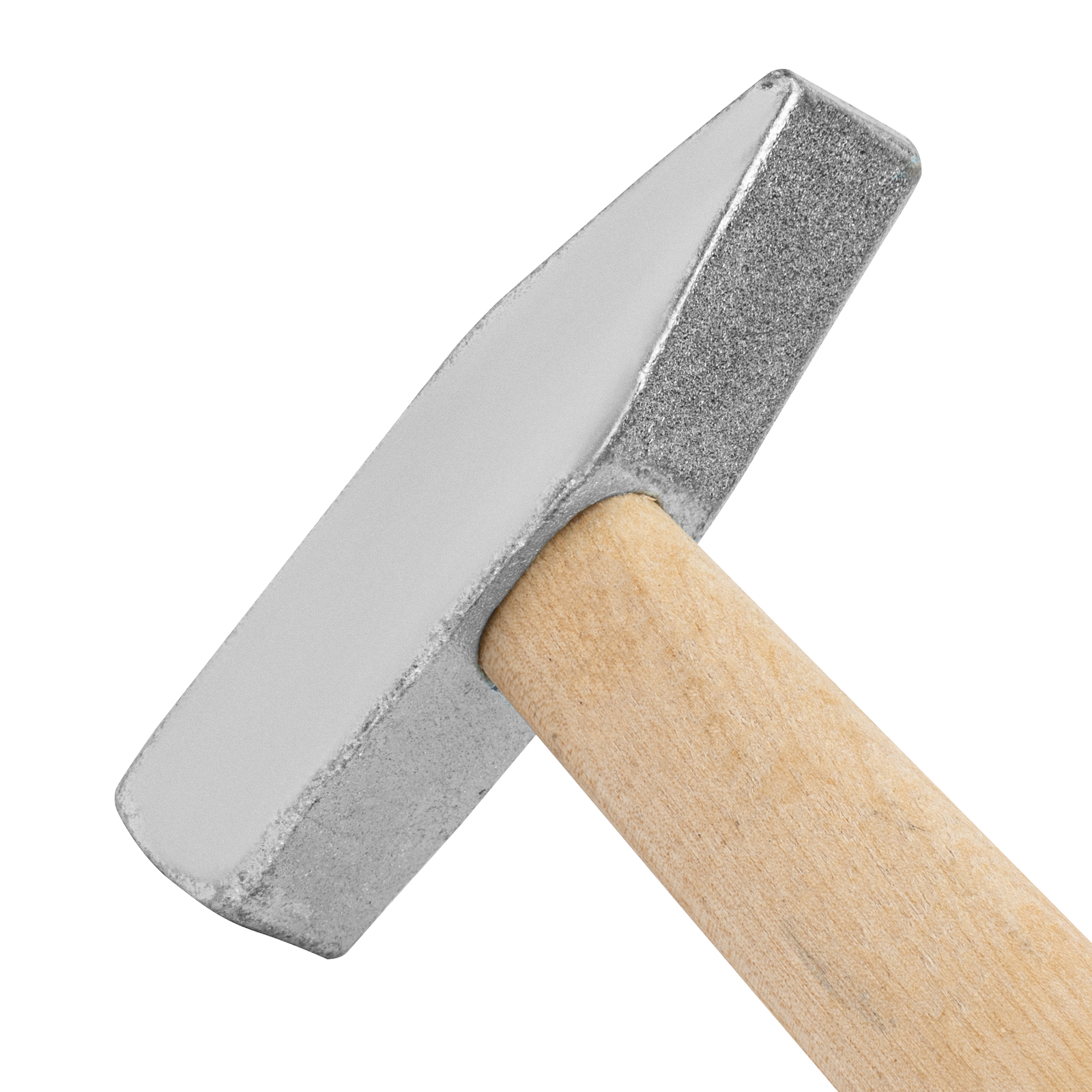 Молоток слесарный, 400 г, квадратный боек, деревянная рукоятка