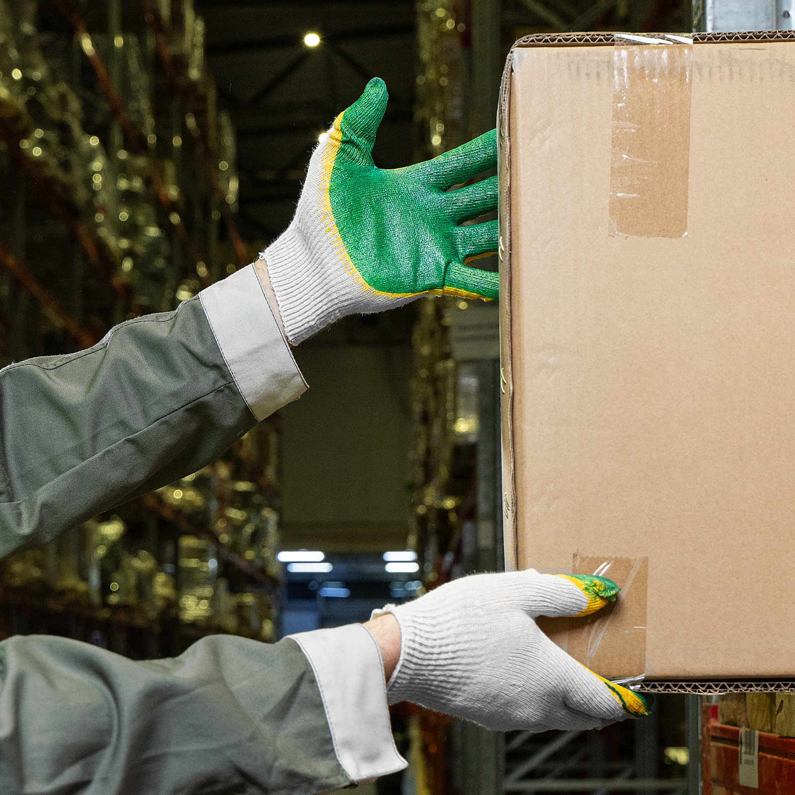 Перчатки хб с двойным латексным обливом