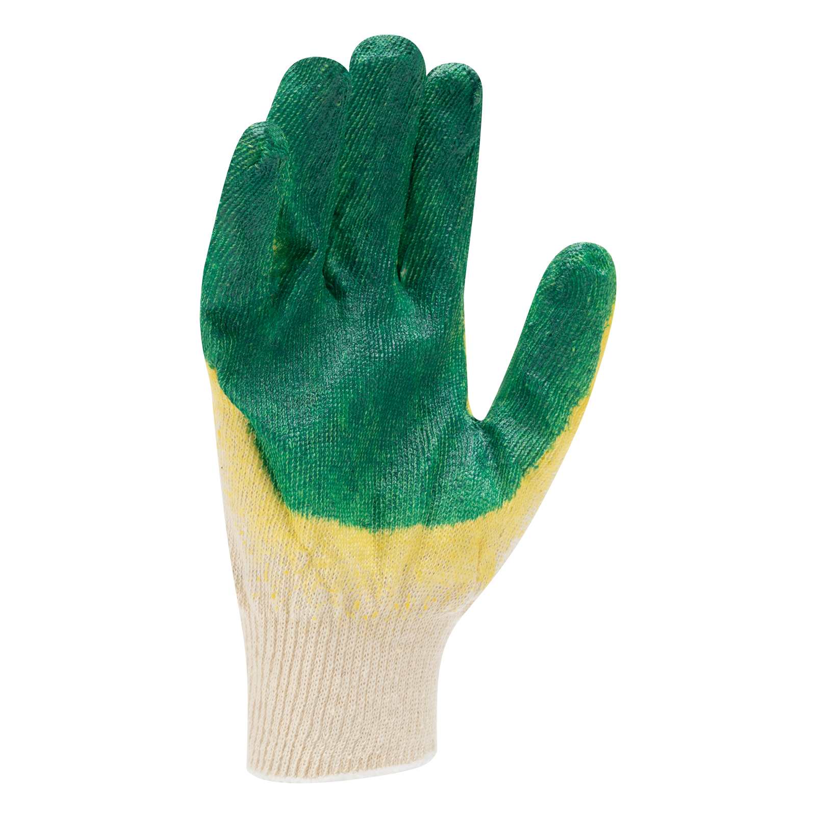 Перчатки хб с двойным латексным обливом