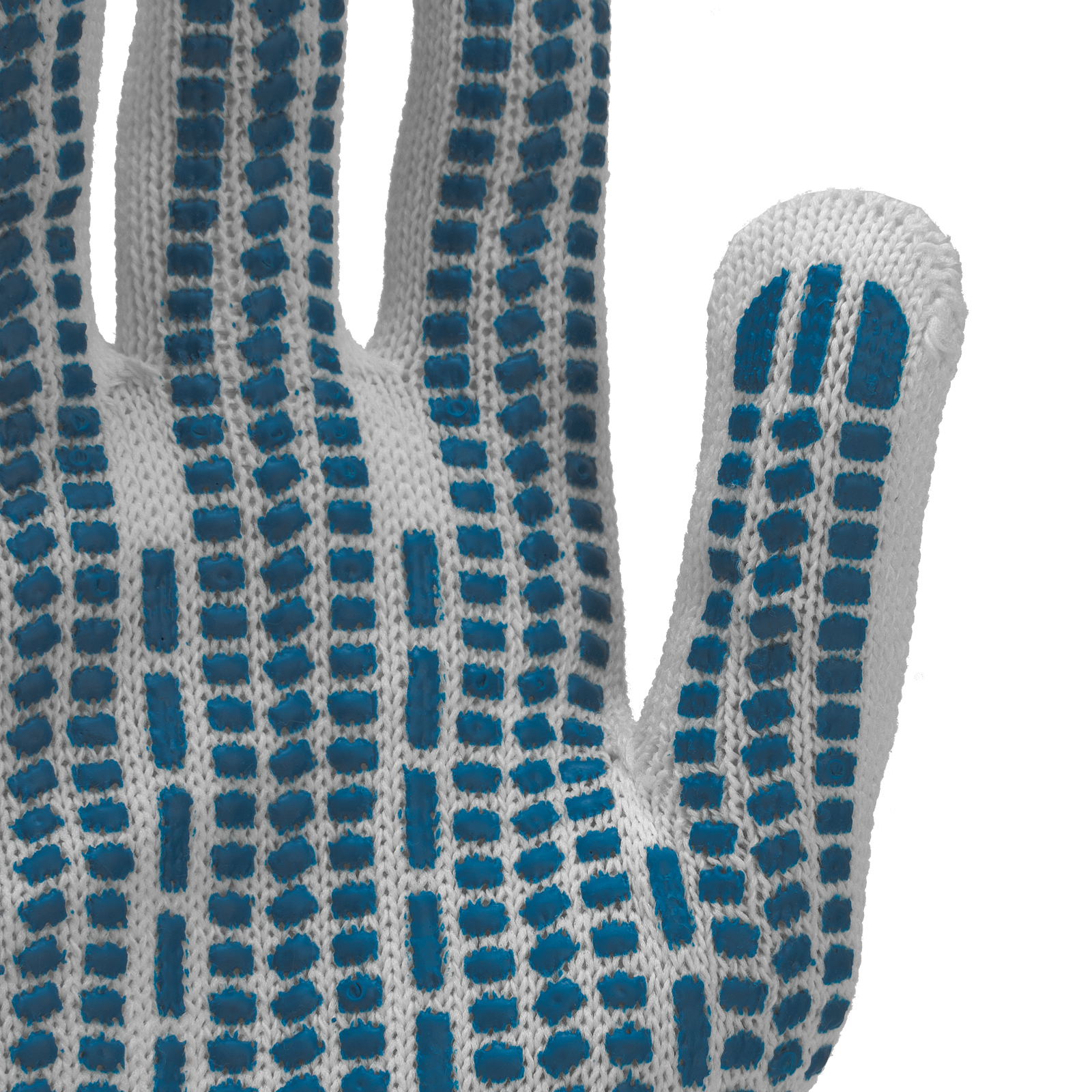 Перчатки х/б с ПВХ, протектор 35 г, 10 кл, 10 пар в упаковке