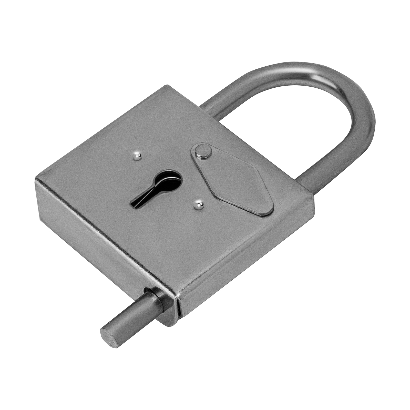 Замок навесной-контрольный, цинк, (Металлист)