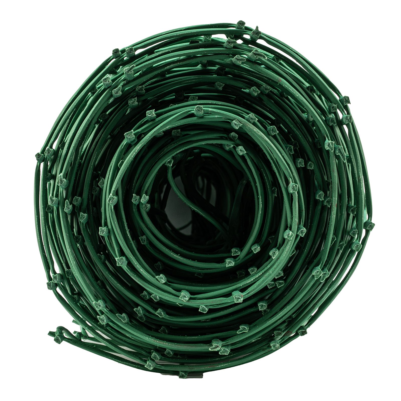 Решетка заборная в рулоне, 1 х 20 м, ячейка 83 х 83 мм, пластиковая, зеленая,