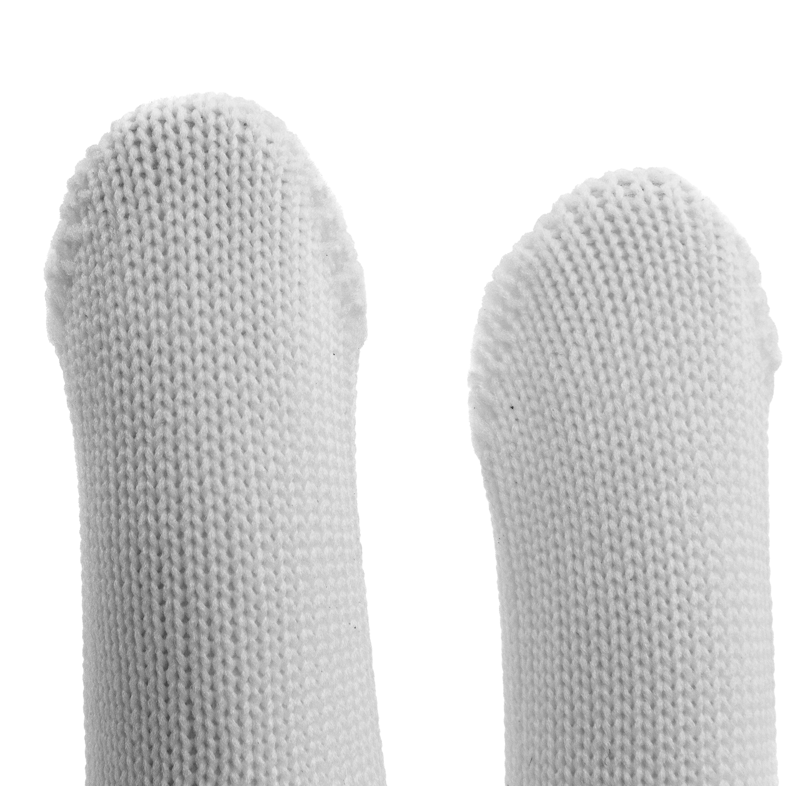 Перчатки Нейлон, ПВХ точка, 13 класс, белые, L