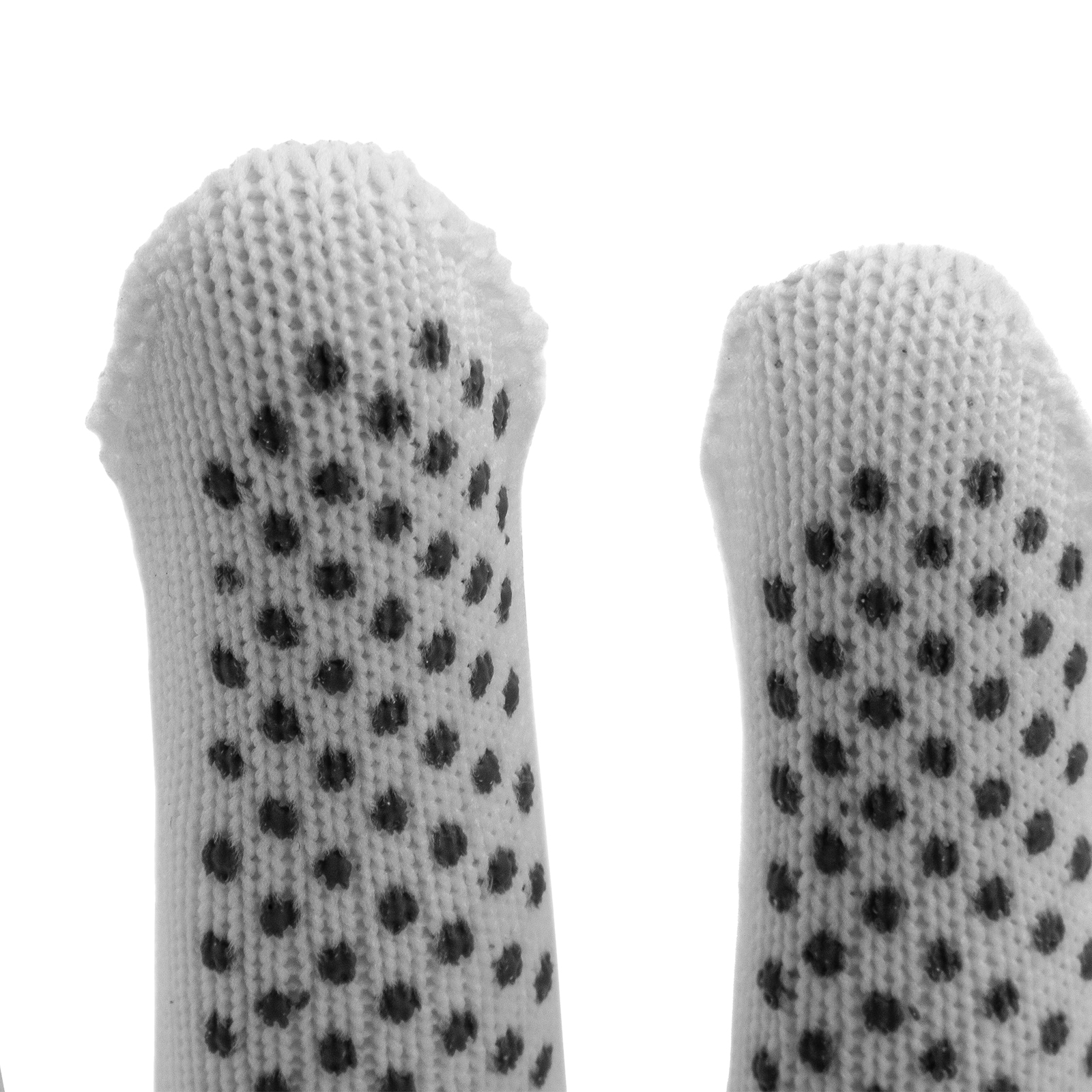 Перчатки Нейлон, ПВХ точка, 13 класс, белые, L