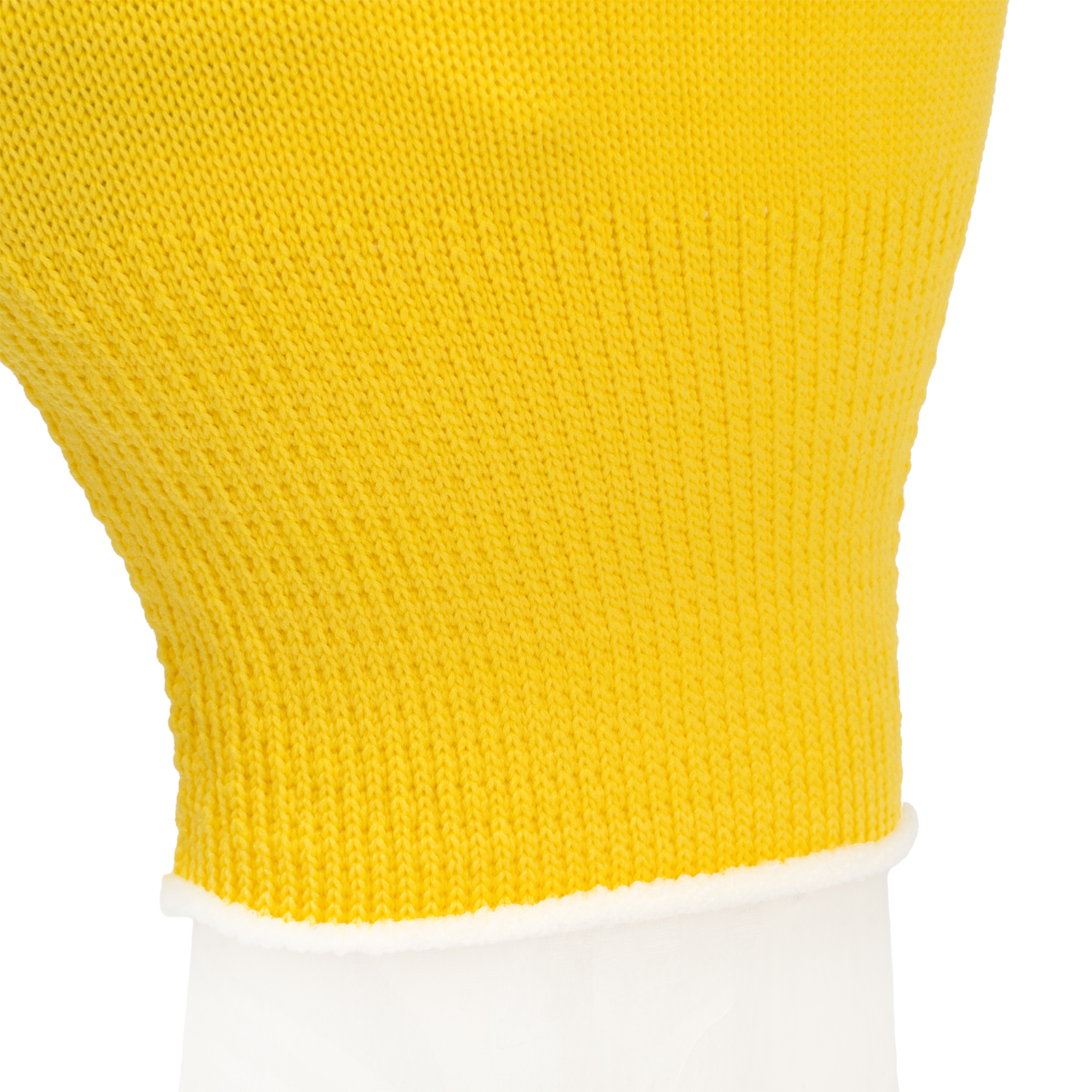 Перчатки Нейлон, ПВХ точка, 13 класс, цвет лимон, L