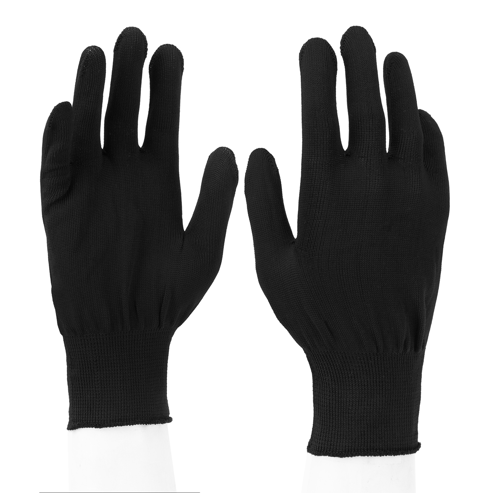 Перчатки Нейлон, 13 класс, черные, XL