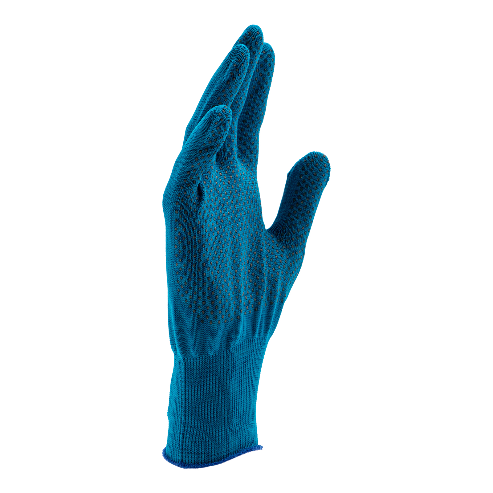 Перчатки Нейлон, ПВХ точка, 13 класс, цвет ультрамарин, XL