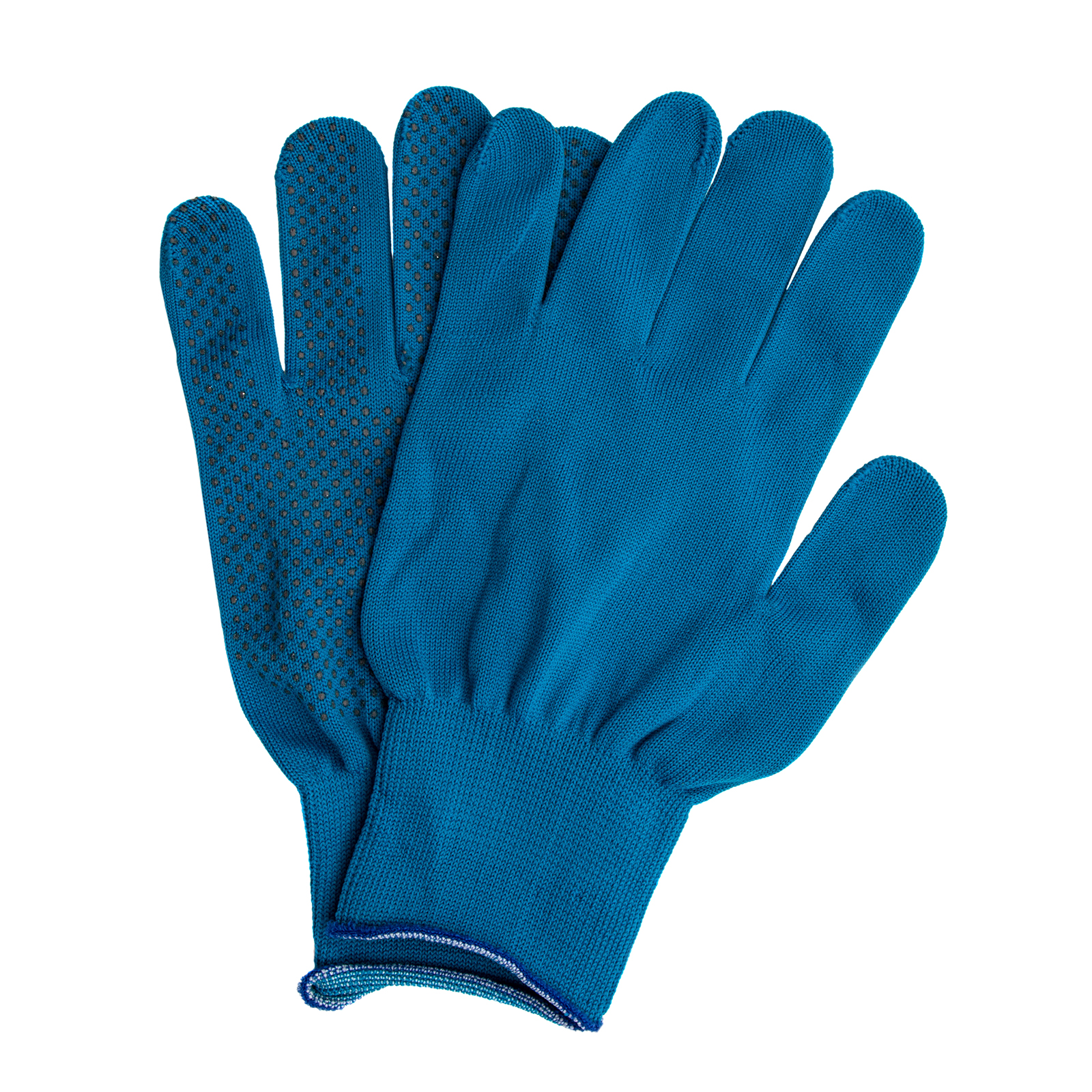 Перчатки Нейлон, ПВХ точка, 13 класс, цвет ультрамарин, XL