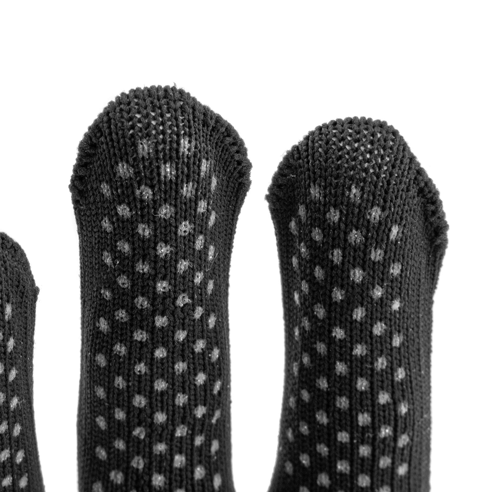 Перчатки Нейлон, ПВХ точка, 13 класс, черные, XL