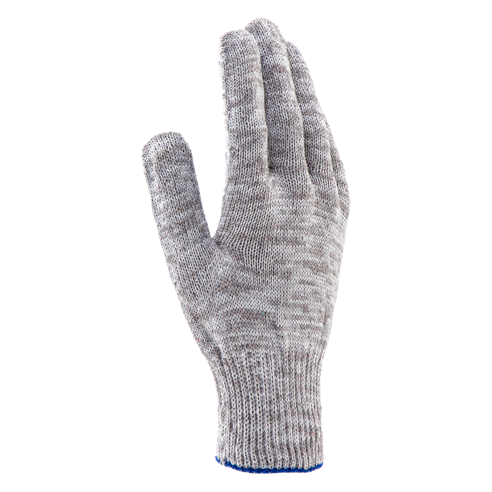 Перчатка х/б, ПВХ покрытие, "Точка", серый меланж, 10 класс
