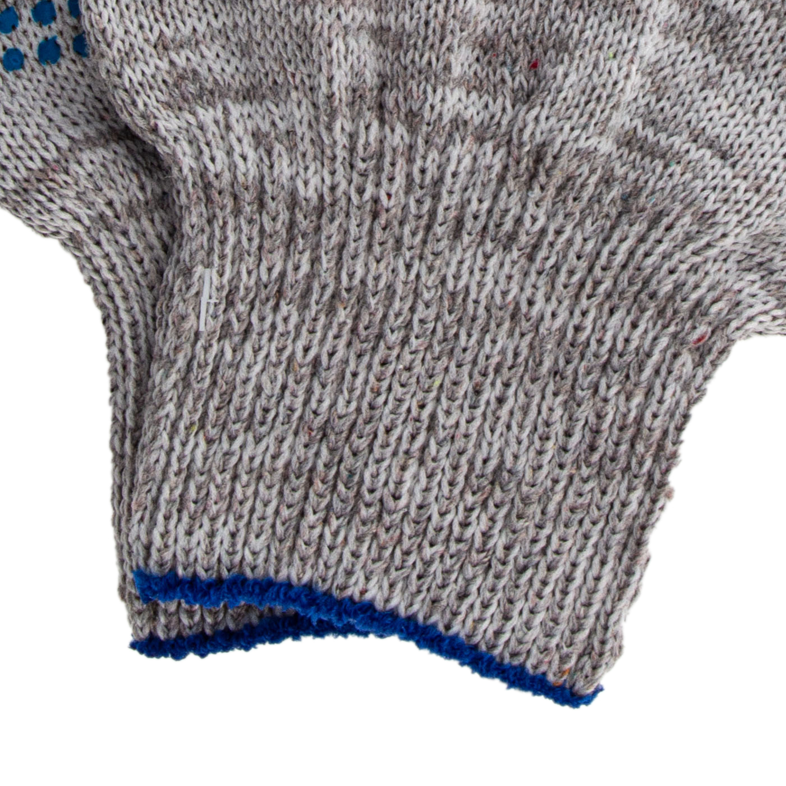 Перчатка х/б, ПВХ покрытие, "Точка", серый меланж, 10 класс