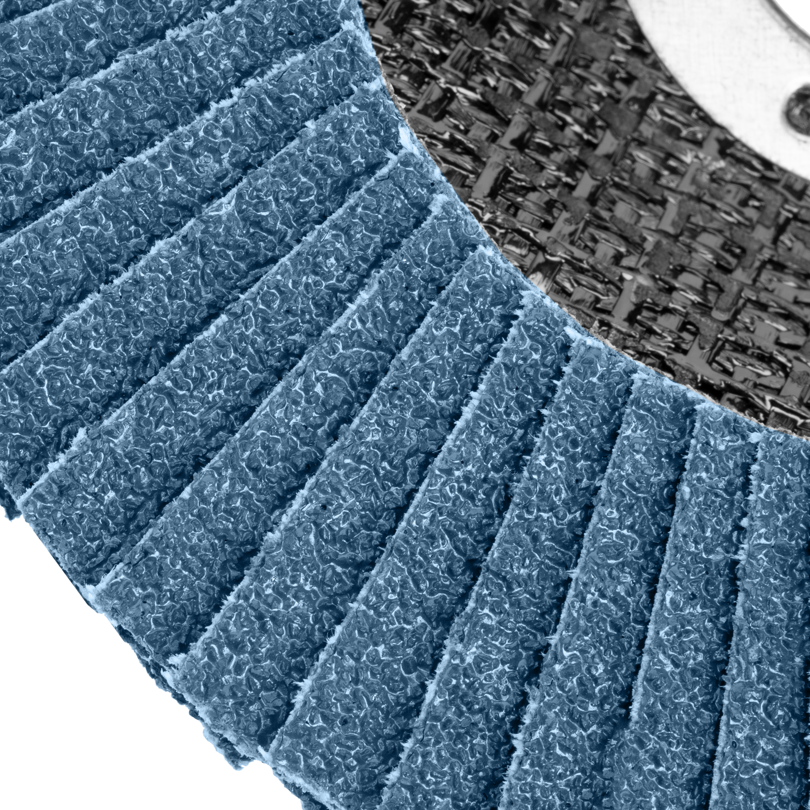 Круг лепестковый торцевой КЛТ-1, ZK10X W (цирконий) зернистость 40Н(Р 40) 125 х 22.2 мм, "БАЗ"