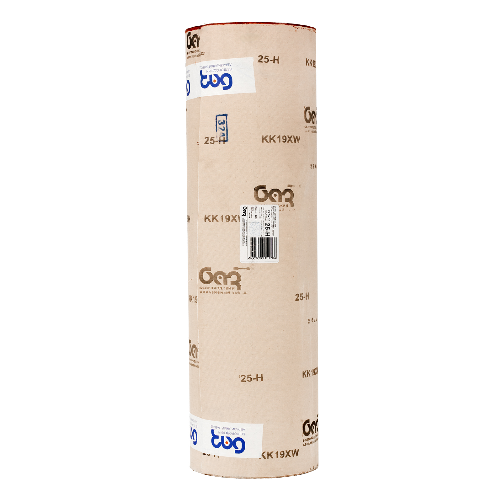 Шкурка на тканевой основе, зернистость № 25, 775 мм х 30 м, "БАЗ"