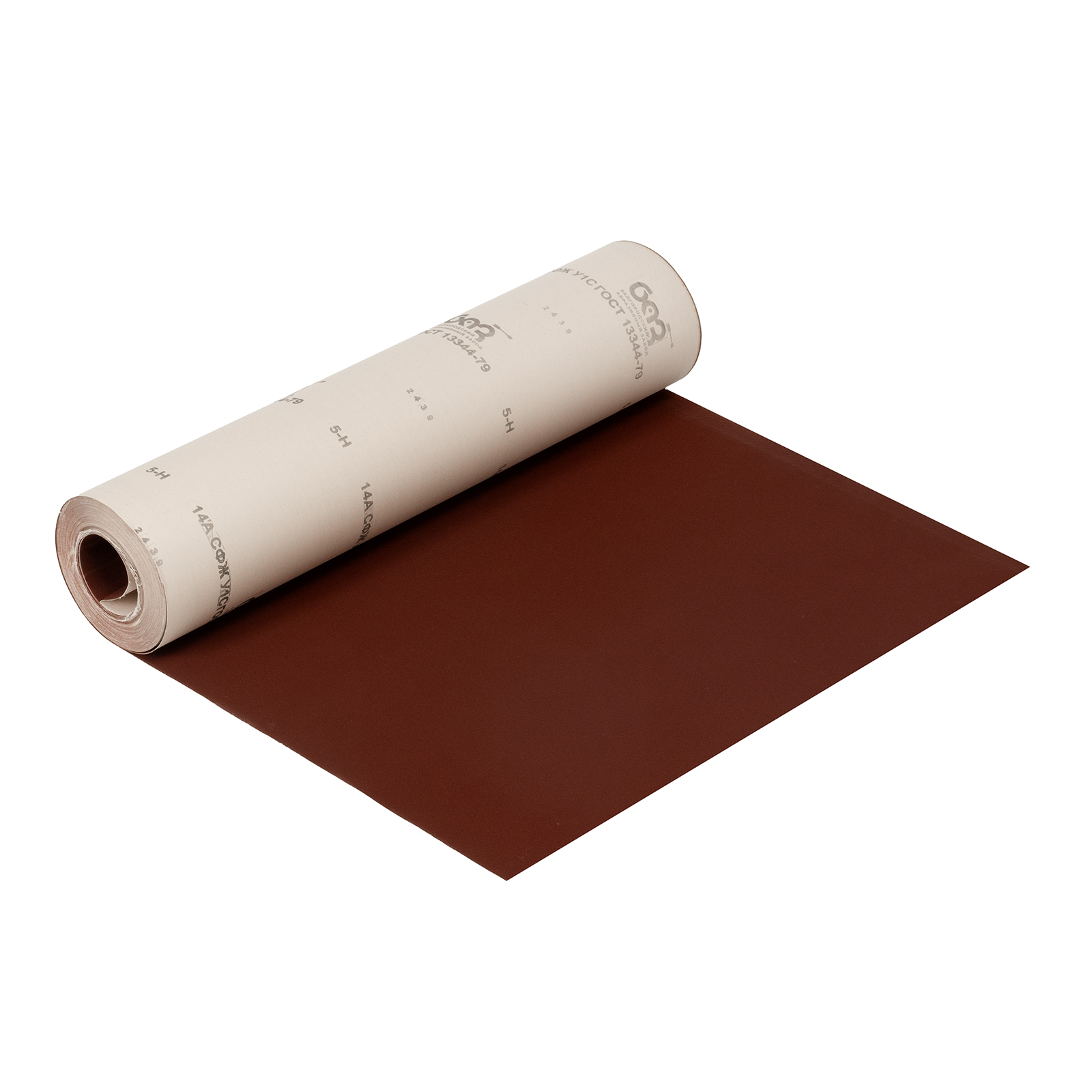 Шкурка на тканевой основе, зернистость № 5, 800 мм х 30 м, "БАЗ"