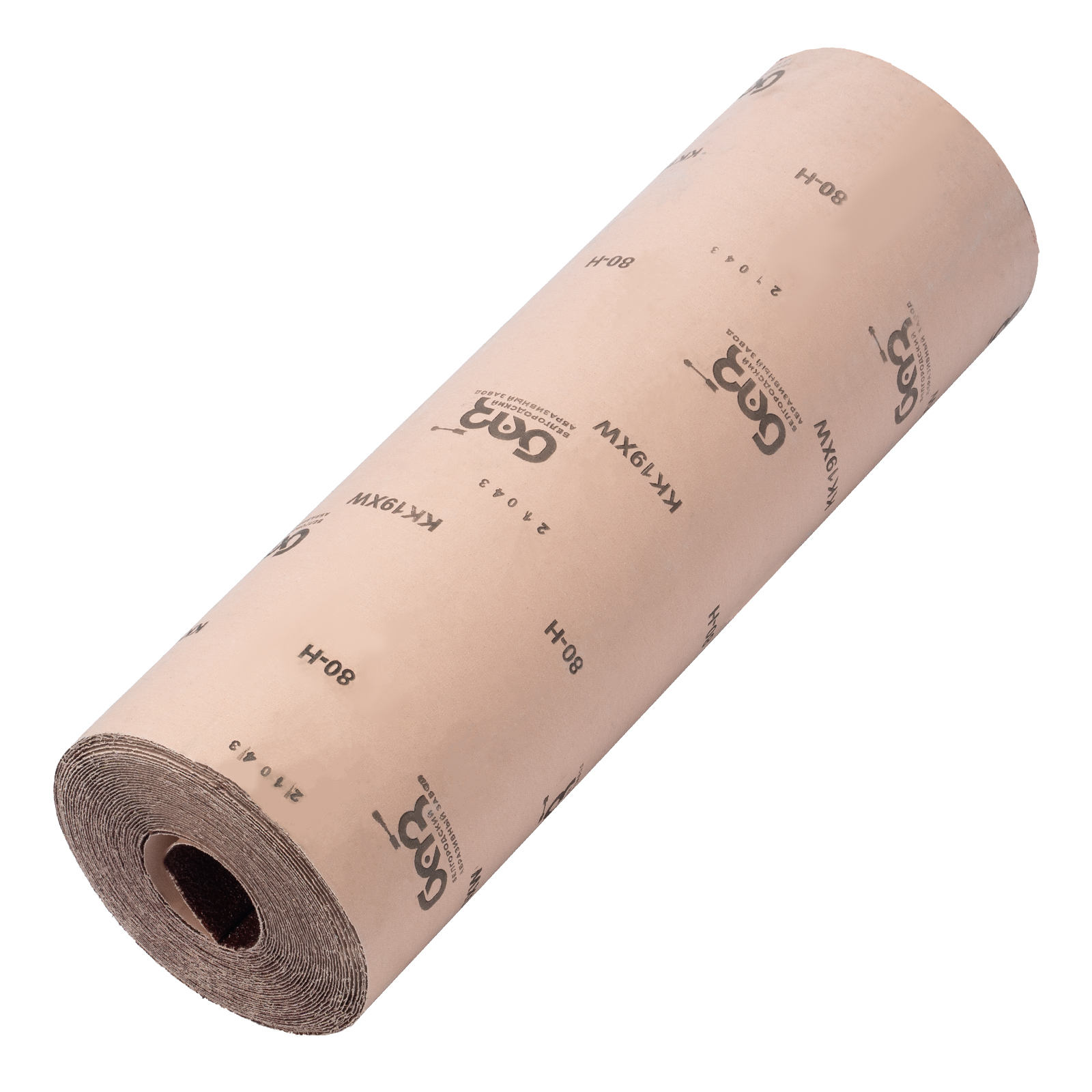 Шкурка на тканевой основе, зернистость № 80, 775 мм х 20 м, "БАЗ"