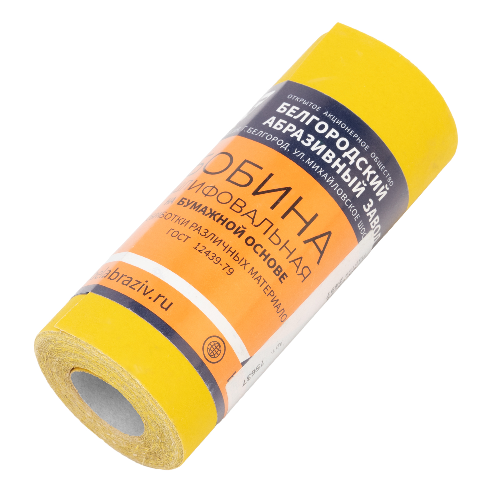 Шкурка на бумажной основе, LP41C, зернистость Р 400, мини-рулон 115 мм х 5 м, "БАЗ"