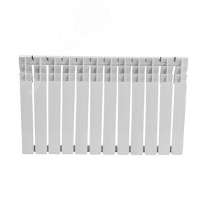 Радиатор алюминиевый Plus AL 12 секций Qну=1476 Вт RAL 9016 (белый) Ogint
