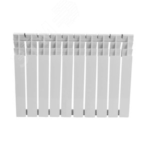 Радиатор алюминиевый Plus AL 10 секций Qну=1230 Вт RAL 9016 (белый) Ogint