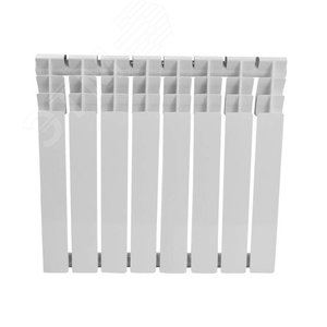 Радиатор алюминиевый Plus AL 8 секций Qну=984 Вт RAL 9016 (белый) Ogint